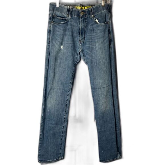 Lee Extreme Motion Modern Series Slim Fit Straight Leg Mens Jeans Size 32/34 - Picture 1 of 11